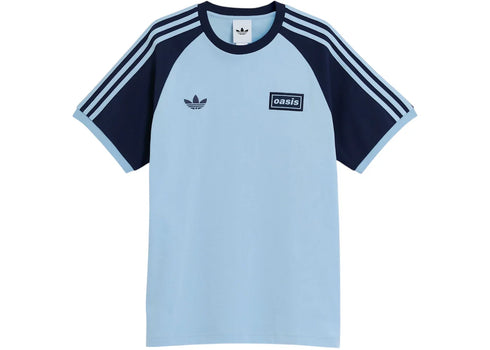 adidas Tour 3-Stripes Tee Clear Sky Night Indigo