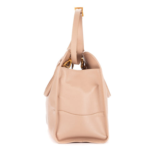 Convertible Shopping Tote Saffiano Leather Large