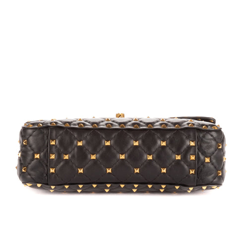 Rockstud Spike Flap Bag Quilted Leather Medium