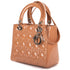 Lady Dior Bag Cannage Quilt Patent Medium
