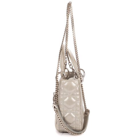 Lady Dior Chain Bag Cannage Quilt Lambskin Mini