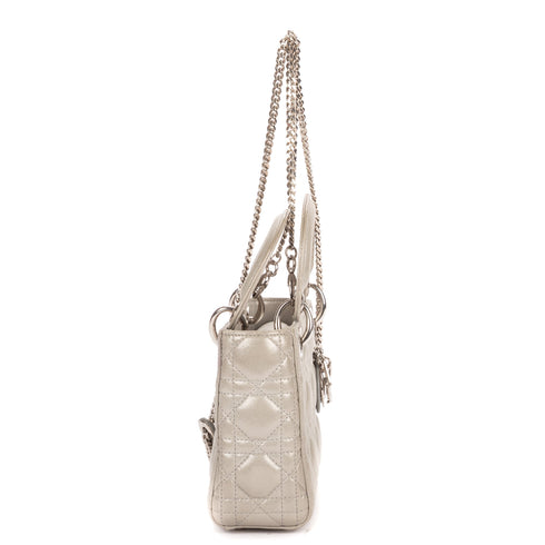 Lady Dior Chain Bag Cannage Quilt Lambskin Mini