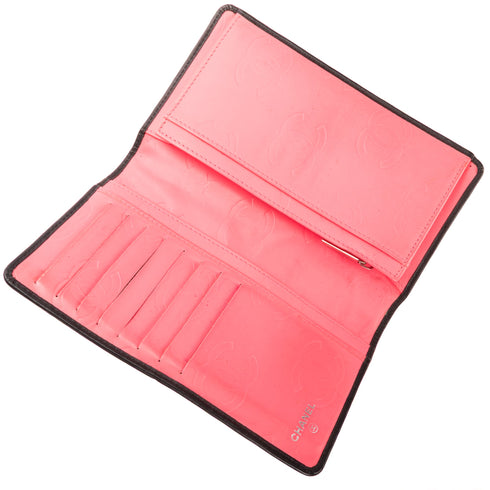 Cambon Bifold Wallet Quilted Lambskin Long