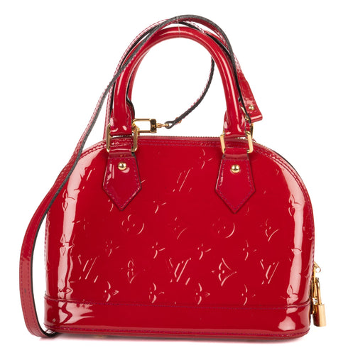 Alma Handbag Monogram Vernis BB