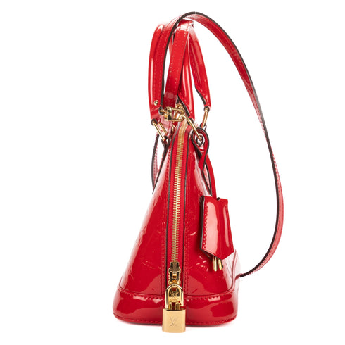 Alma Handbag Monogram Vernis BB