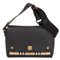 Note Crossbody Bag Leather with Vintage Check Canvas Medium