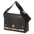 Note Crossbody Bag Leather with Vintage Check Canvas Medium
