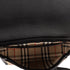 Note Crossbody Bag Leather with Vintage Check Canvas Medium