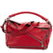 Puzzle Bag Zipper Embellished Leather Medium