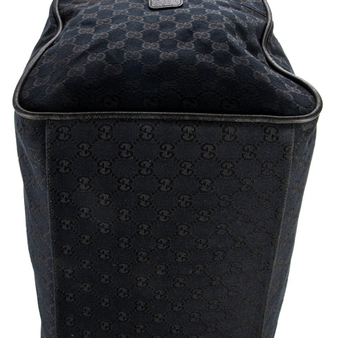 Web Carry On Duffle Bag GG Canvas Large