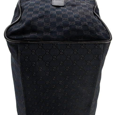 Web Carry On Duffle Bag GG Canvas Large