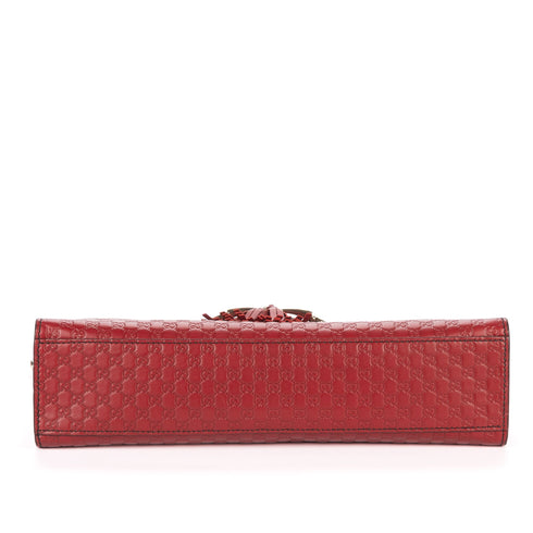 Emily Chain Flap Bag Microguccissima Leather Medium