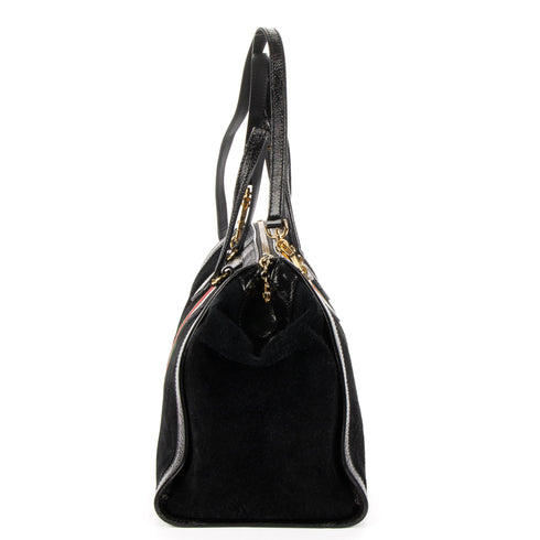 Ophidia Top Handle Tote Suede Medium