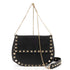 Rockstud Saddle Crossbody Bag Leather Small