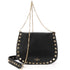 Rockstud Saddle Crossbody Bag Leather Small