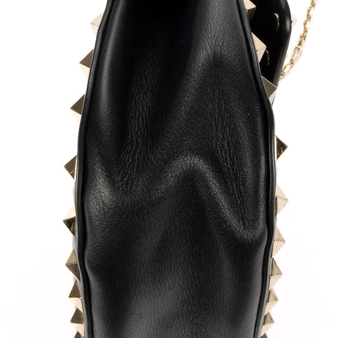 Rockstud Saddle Crossbody Bag Leather Small