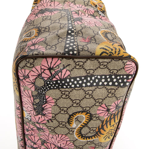 Convertible Soft Tote Bengal Print GG Coated Canvas Medium