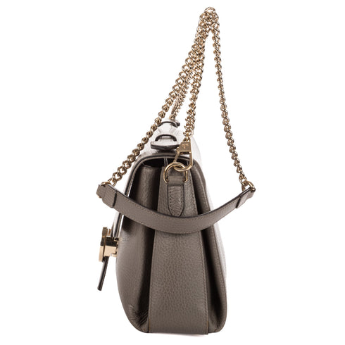 Interlocking Top Handle Bag (Outlet) Leather Medium