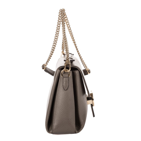 Interlocking Top Handle Bag (Outlet) Leather Medium