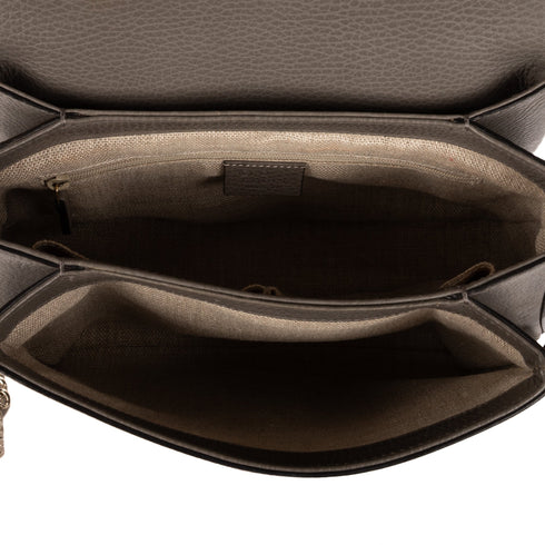 Interlocking Top Handle Bag (Outlet) Leather Medium
