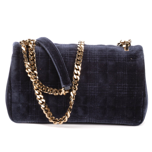Lola Shoulder Bag Quilted Velvet Small