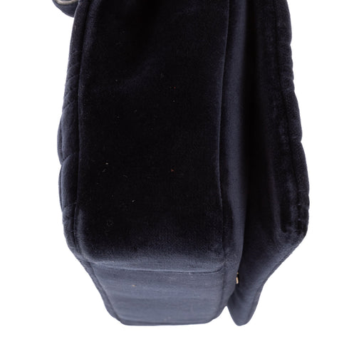 Lola Shoulder Bag Quilted Velvet Small