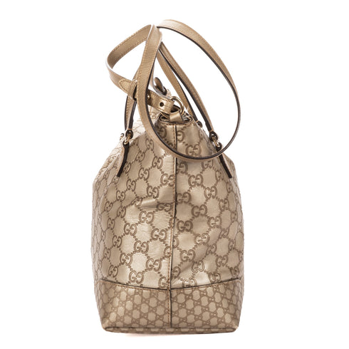 Bree Convertible Top Handle Bag Guccissima Leather Medium