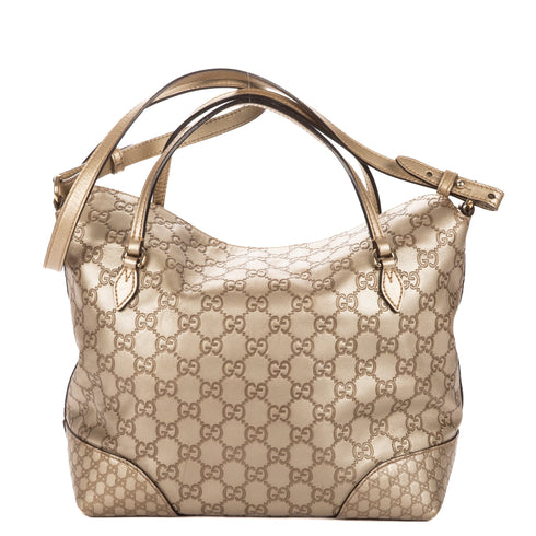 Bree Convertible Top Handle Bag Guccissima Leather Medium