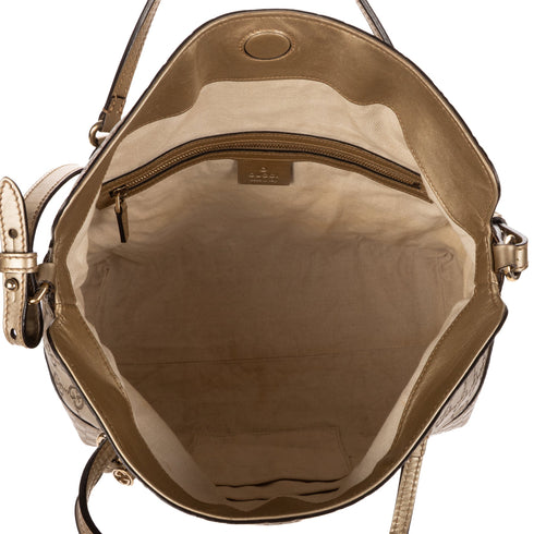 Bree Convertible Top Handle Bag Guccissima Leather Medium
