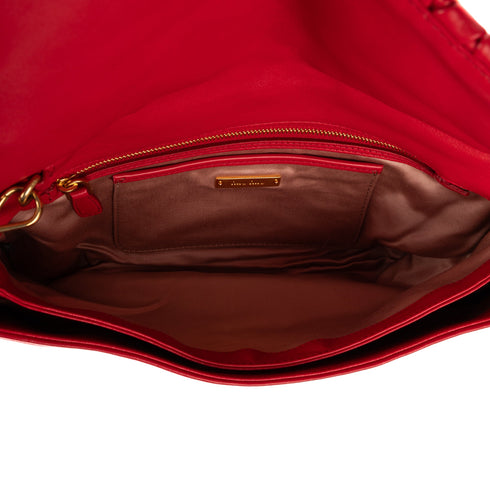 Flap Crossbody Bag Matelasse Leather Small
