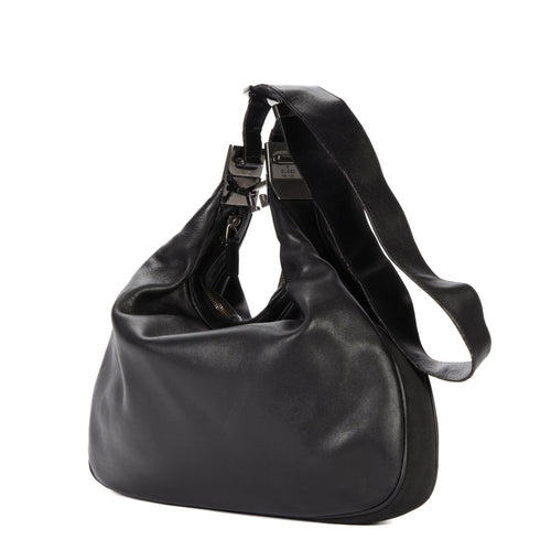 Attache Shoulder Bag Leather Large