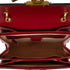 Queen Margaret Top Handle Bag GG Coated Canvas with Leather Small