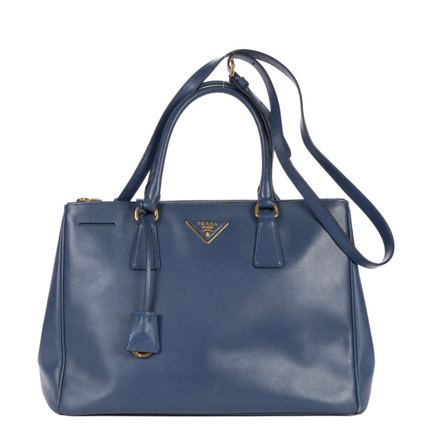 Galleria Double Zip Tote Saffiano Leather Medium