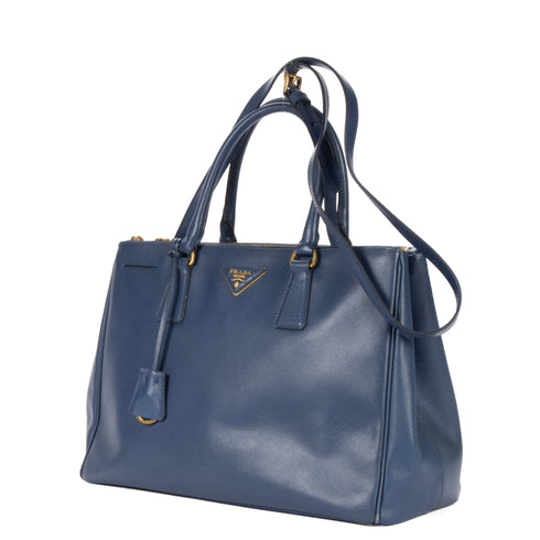 Galleria Double Zip Tote Saffiano Leather Medium
