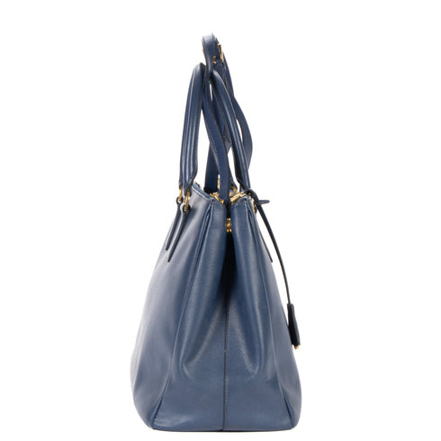 Galleria Double Zip Tote Saffiano Leather Medium