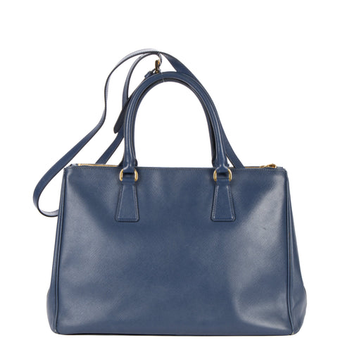 Galleria Double Zip Tote Saffiano Leather Medium