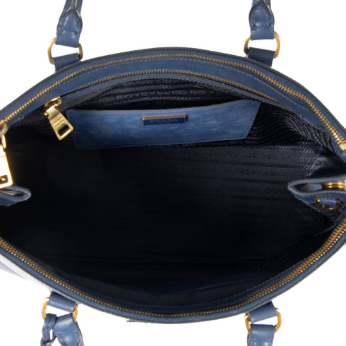 Galleria Double Zip Tote Saffiano Leather Medium