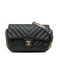 Chain Around CC Flap Bag Chevron Lambskin Mini