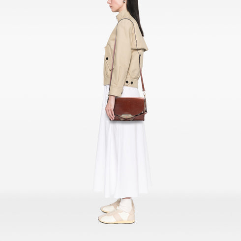 Bridle Abbott Crossbody Bag House Check Canvas and Leather Small