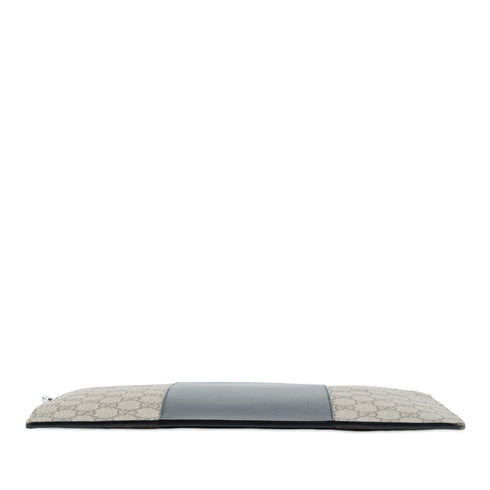 Double Web Belt Bag GG Coated Canvas with Leather