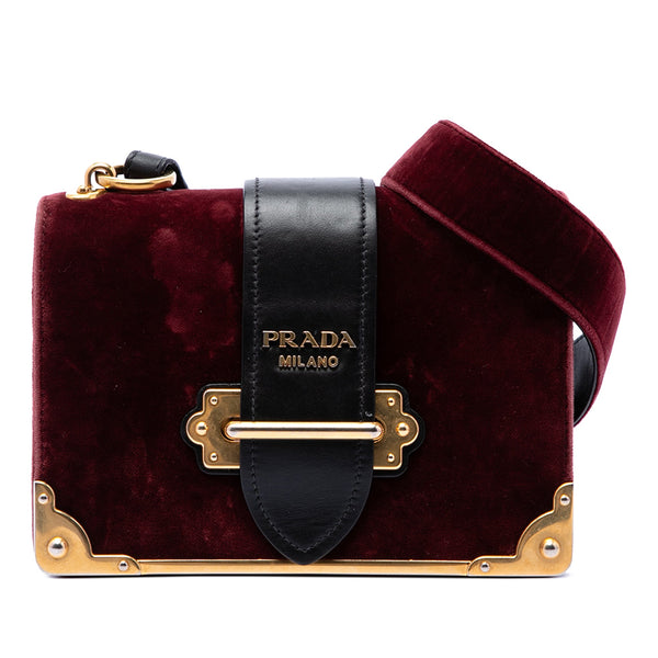 Cahier Crossbody Bag Velvet Small