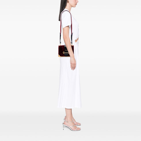 Cahier Crossbody Bag Velvet Small