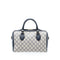 Convertible Boston Bag GG Coated Canvas and Leather Small