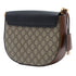 Padlock Saddle Shoulder Bag GG Coated Canvas and Leather Medium