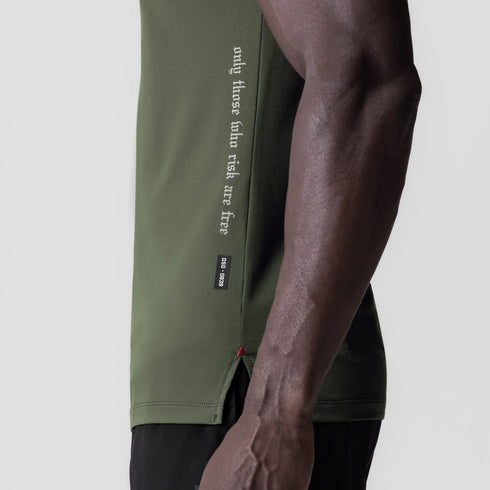0839. 3D-Lite® 2.0 Lycra® Fitted Tee - Olive "OTWR"