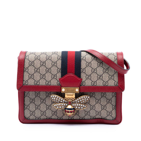 Queen Margaret Shoulder Bag GG Coated Canvas Medium