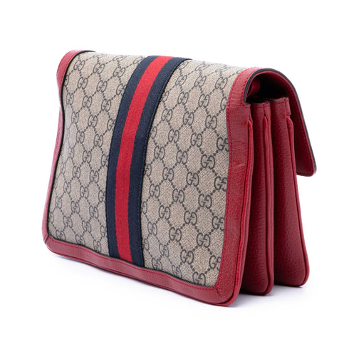 Queen Margaret Shoulder Bag GG Coated Canvas Medium