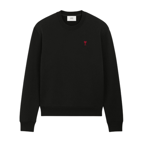 Sweatshirt Noir Ami de Coeur en Coton