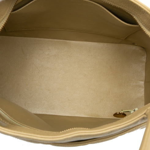 Medallion Tote Quilted Caviar