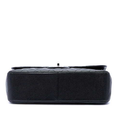 Classic Double Flap Bag Quilted Caviar Jumbo